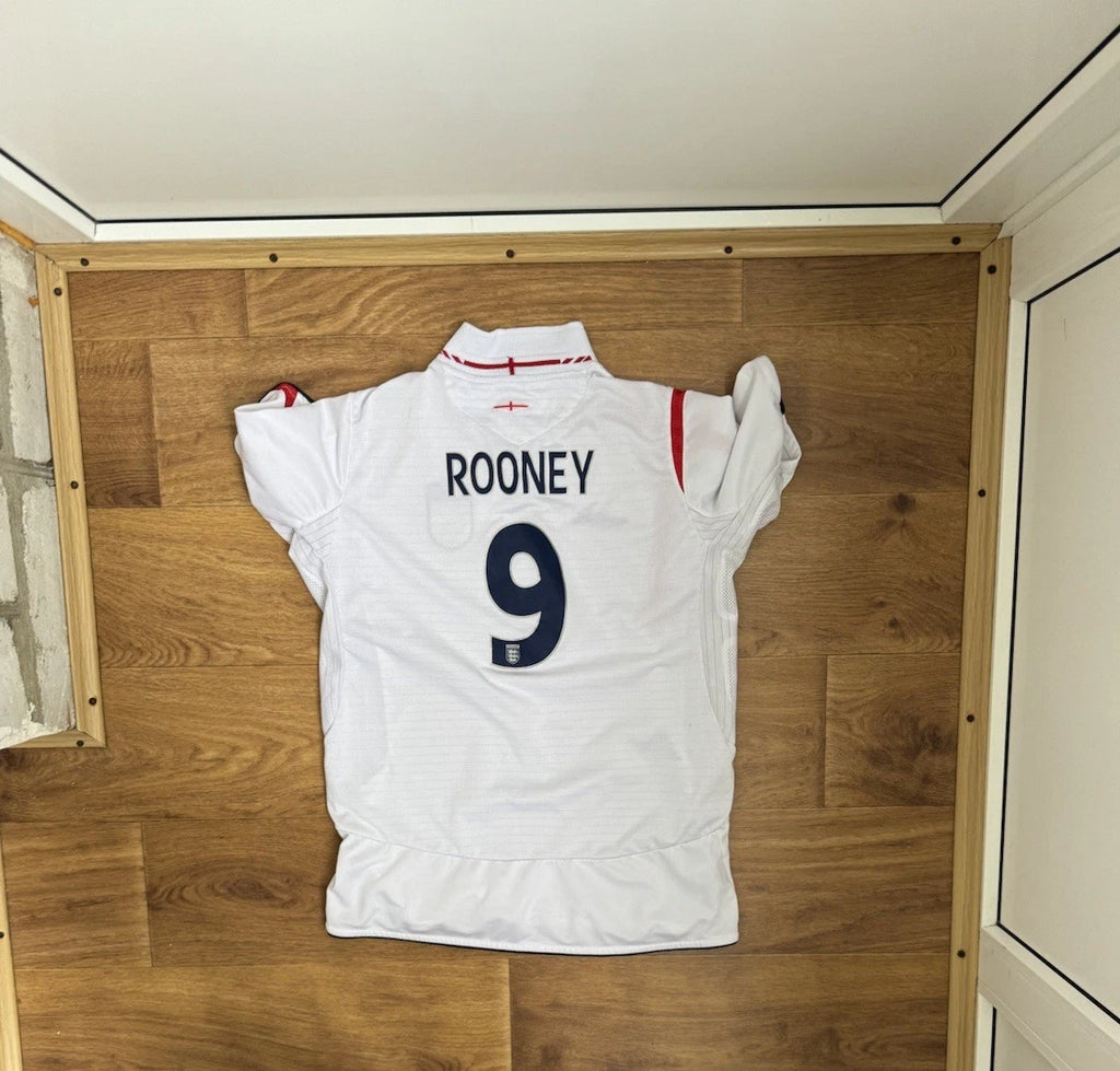 Umbro 2005-2007 Rooney Number 9 Umbro England National Team Jersey Boys XL