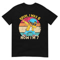 I was 6 Now I'm 7 Birthday Dabbing Kids Boys 67 Meme 7 Bday T-Shirt