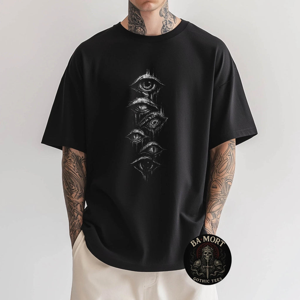Eyes Eyeballs Goth Grunge Alt Y2K Weird Strange Aesthetic T-Shirt