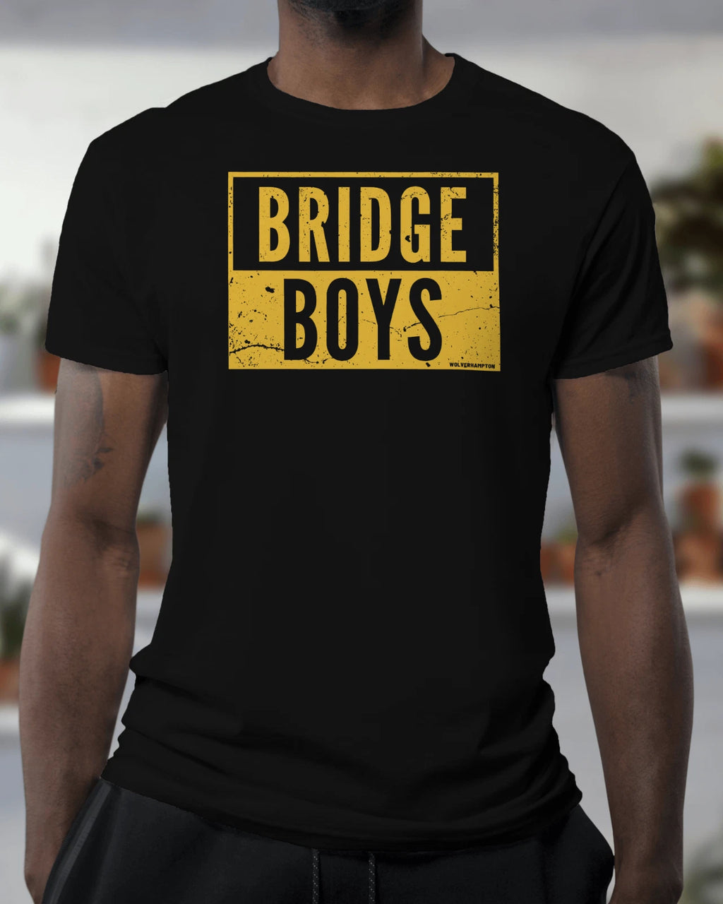 BRIDGE BOYS T Shirt | Wolverhampton Hooligans Molineux Gold Subway Yam Yam