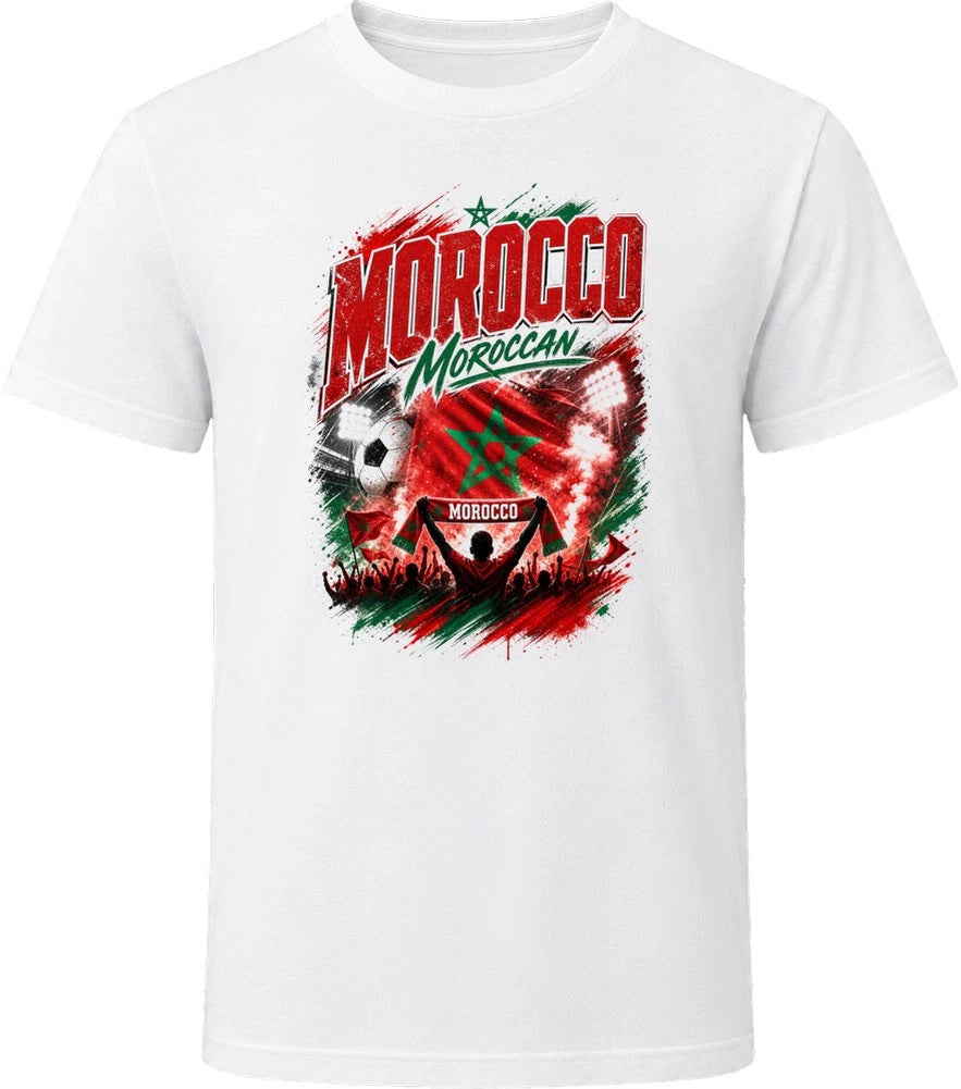 Morocco Moroccan Soccer Football National Supporters T Shirt