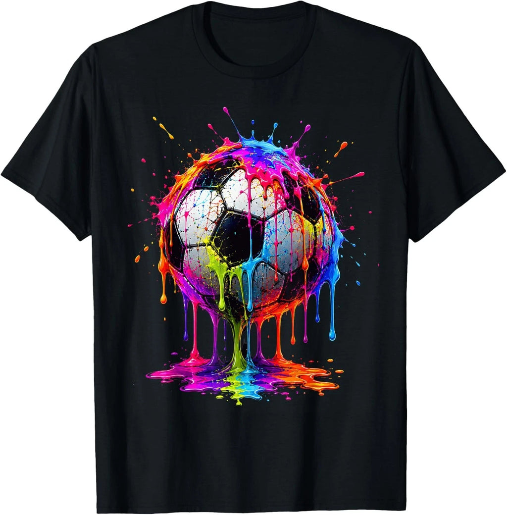 Soccer Drip for Boys Ice Cream Drip Soccer Sport Lover T-Shirt
