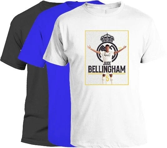 Jude Bellingham Real Madrid FC T-Shirt Adult & Kids sizes available