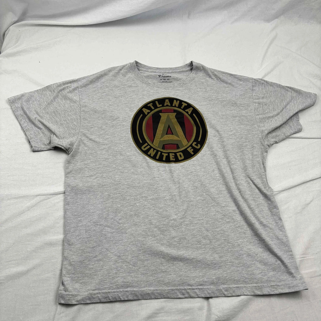 Fanatics Unisex Atlanta United FC T Shirt Gray Short Sleeve Graphic XXL