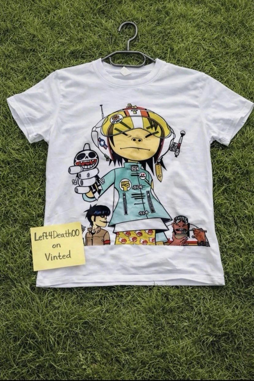 🌱🎧 Gorillaz Noodle Graphic Tee 🎧🌱