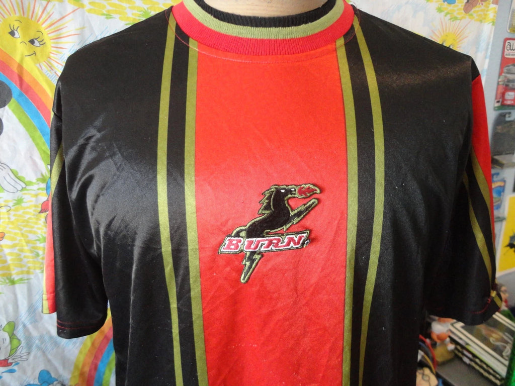 Vintage 90s Dallas Burn Soccer MLS shirt Jersey L