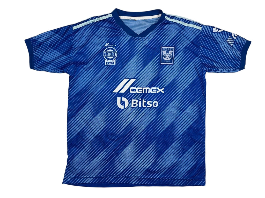 TIGRES UANL Blue Monterrey Mexico LIGA MX FOOTBALL JERSEY Soccer Fan Shirt Men L