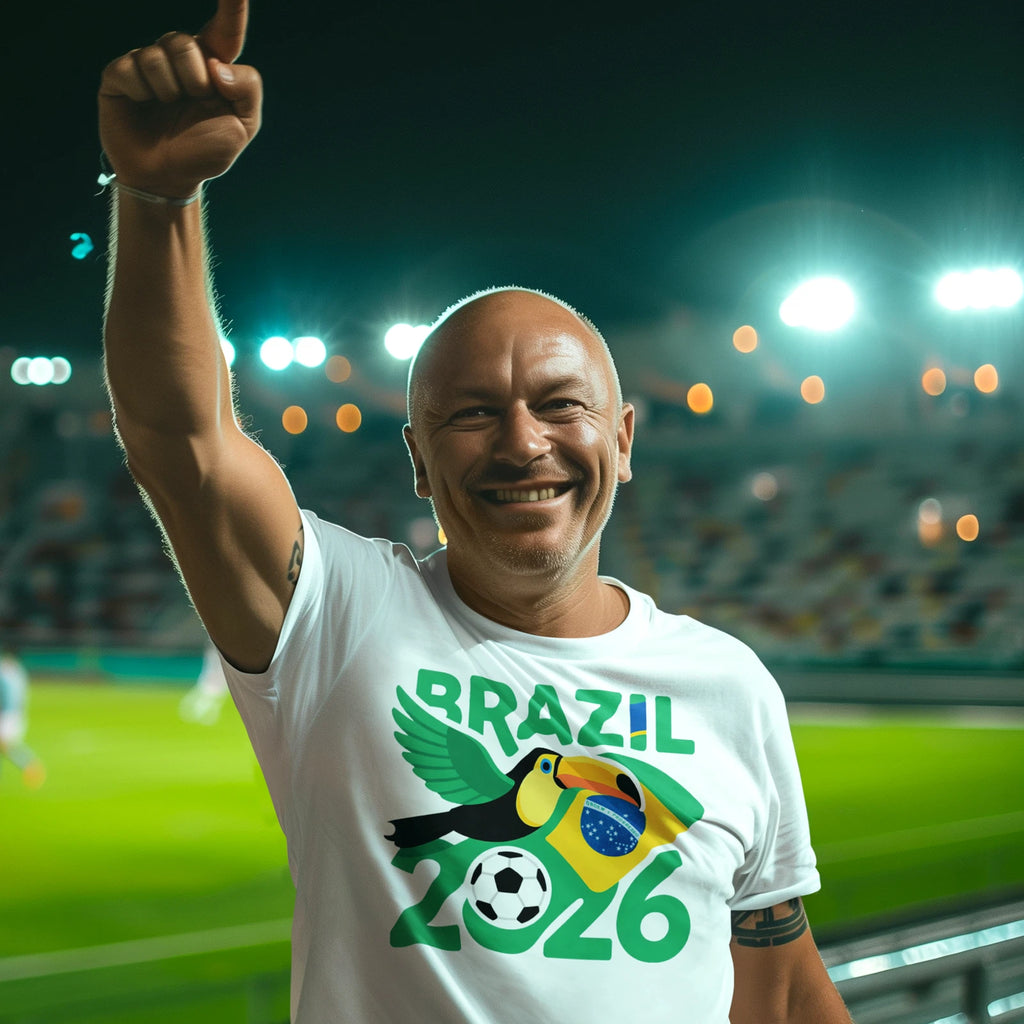 2026 World Cup Brazil Soccer Fan T-shirt