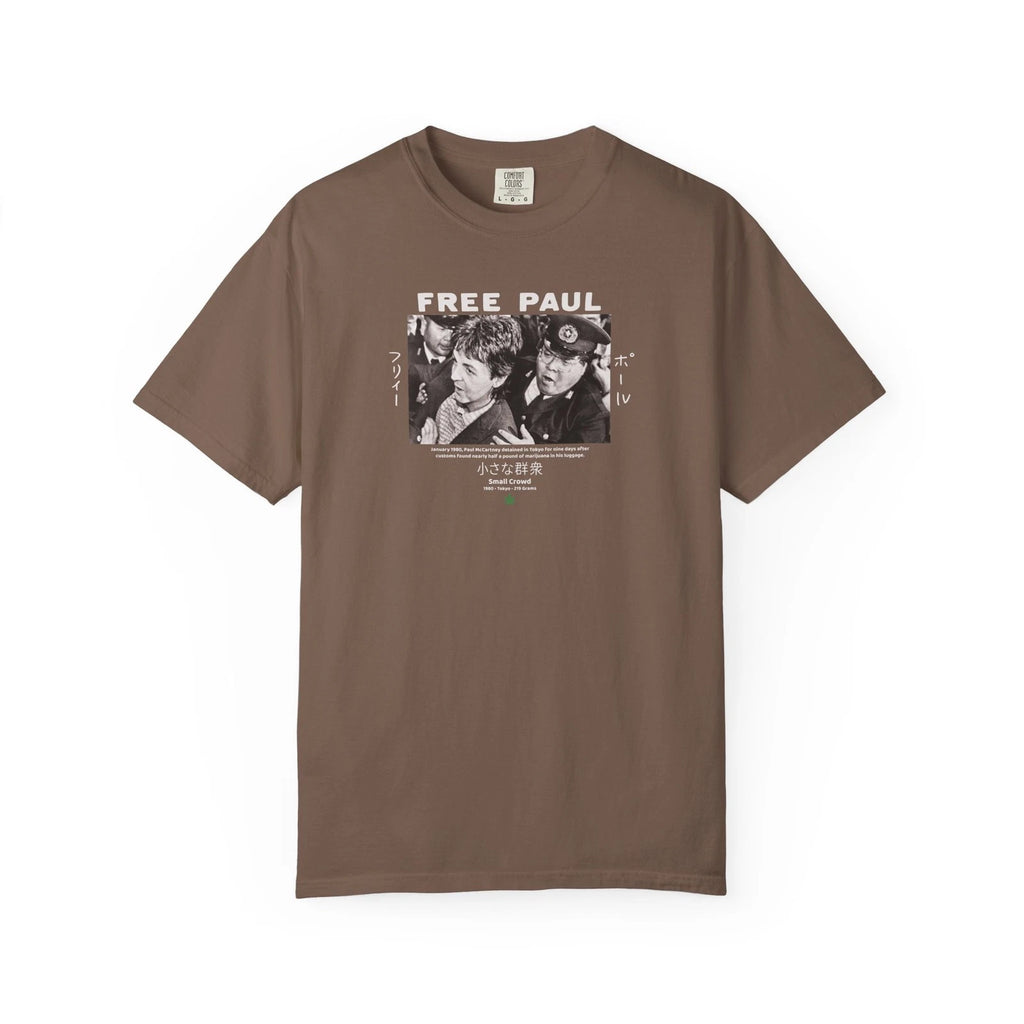 Free Paul McCartney Shirt Tokyo Beatles Marijuana Vintage Tee