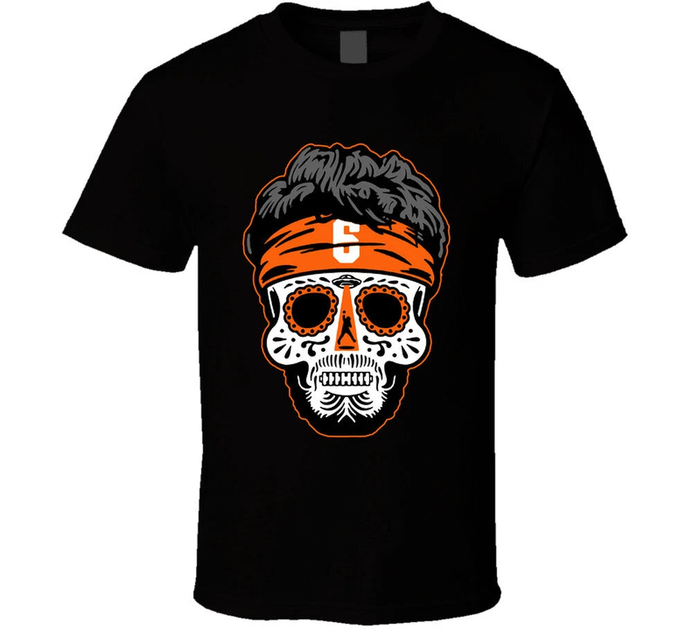 Baker Mayfield Skull Football Fan T Shirt