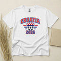 Croatia 2026 Football Fan T Shirt Soccer Supporters Gildan Cotton Family Top