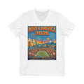 North America 2026 Soccer Poster V-Neck Tee | Stadium Illustration