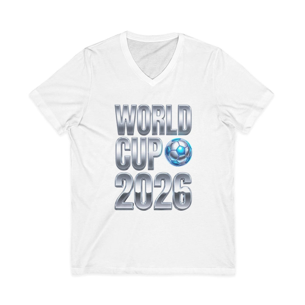 World Cup 2026 Soccer Ball Tee | V-Neck Shirt