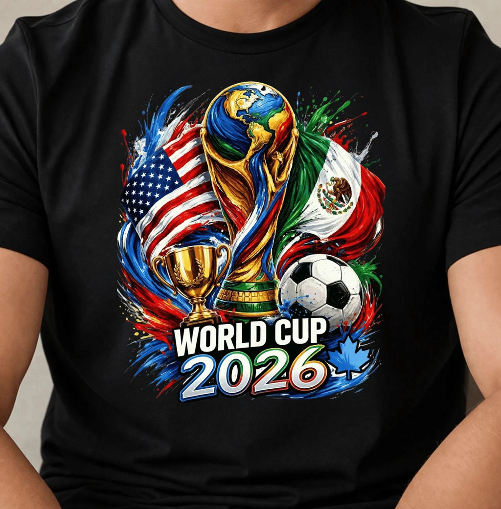 World Cup 2026 Shirt USA Canada Mexico Soccer Fan T-Shirt