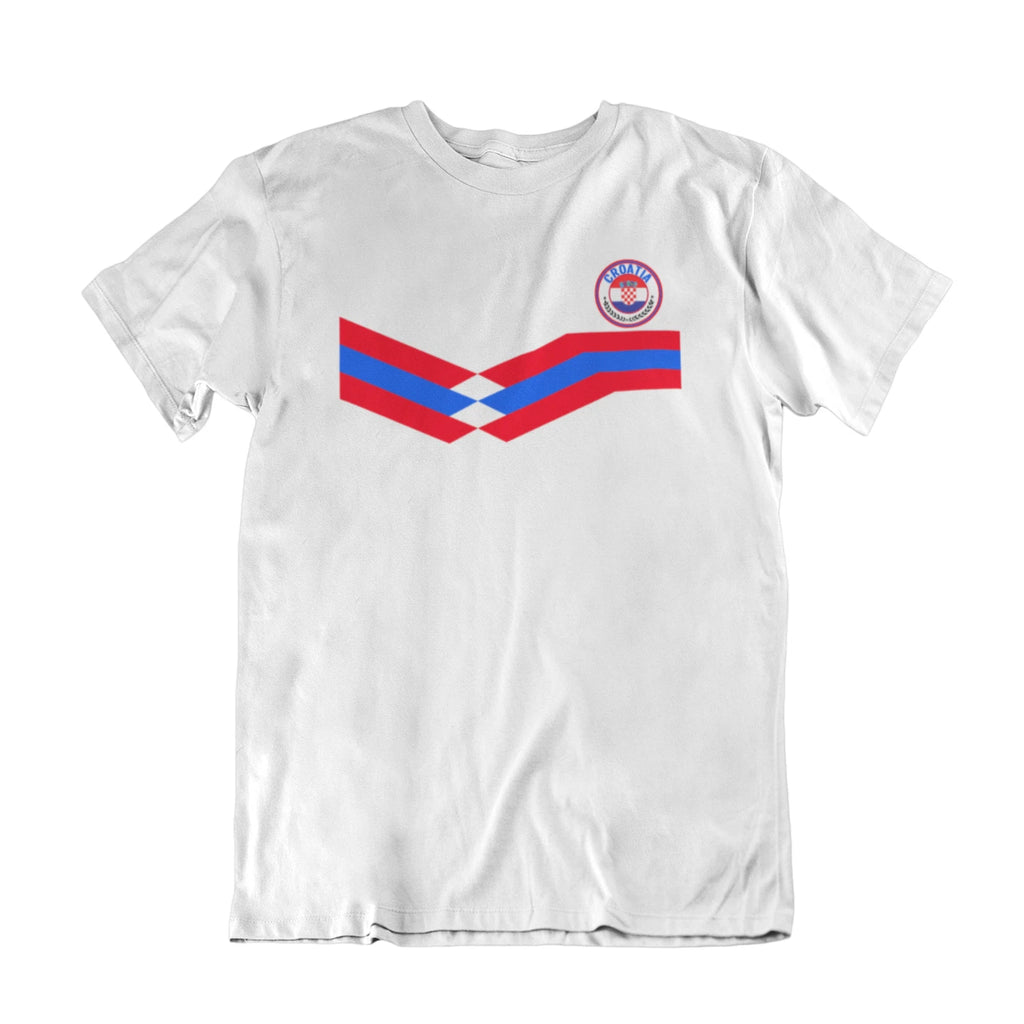 CROATIA Retro Strip Football T-Shirt Mens 2026  World Cup Croatian Kit Jersey