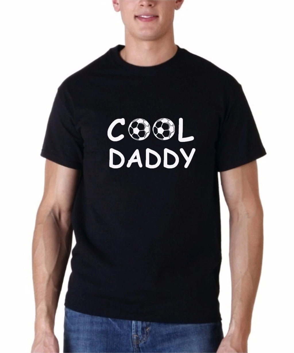 Cool Daddy Shirt Funny Gift Soccer T-Shirt Father's Day Tee Sport Hobby S-XXXL