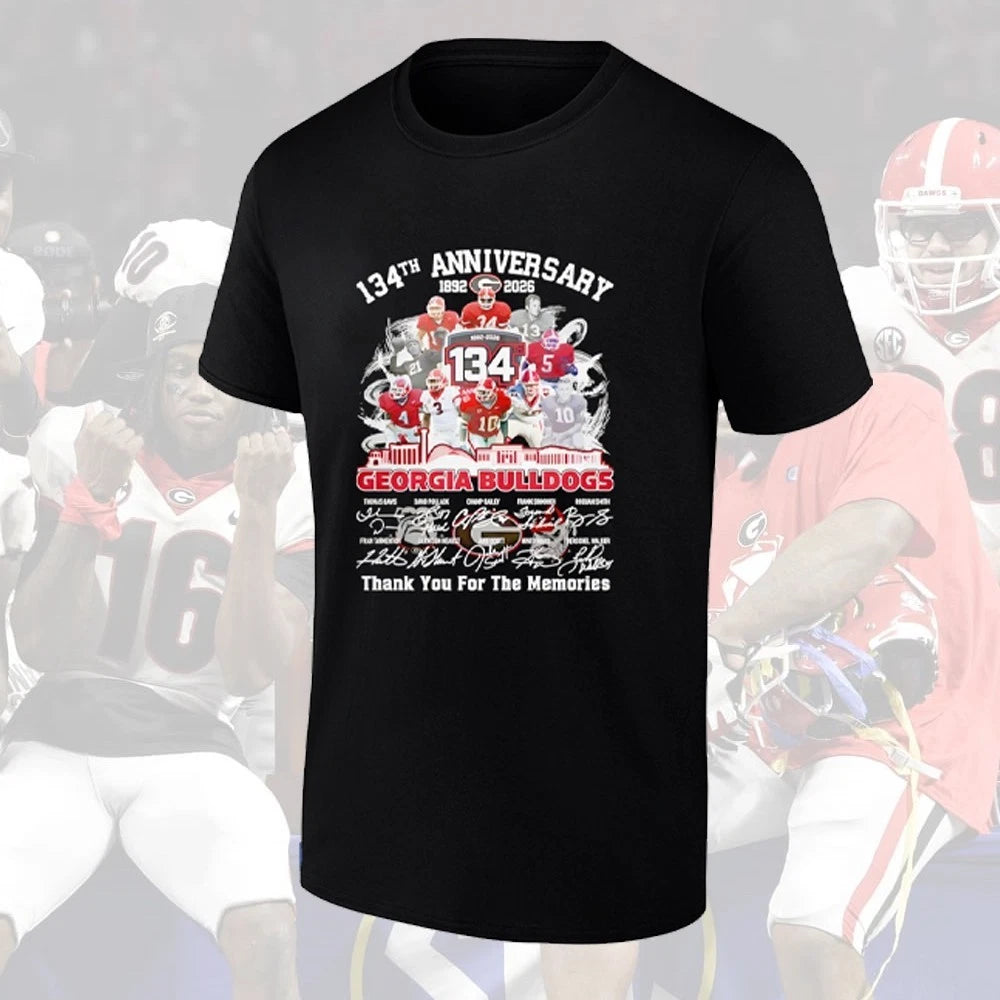 HOT! Geo.rgia Bull.dogs football 134th anniversary 1892 2026 players & signature