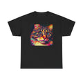 Psychedelic Cat Tee, Dark Grunge, Scene, Punk Aesthetic, Gothic Alt Shirt, D9