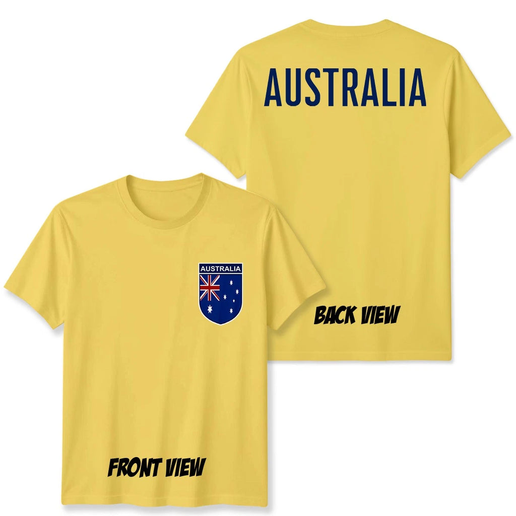 Australia Football Unisex Kids T-Shirt Country Pride Soccer Tee #WC