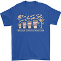 Weekly Coffee To Alcohol Evolution Wine Mens T-Shirt 100% Cotton