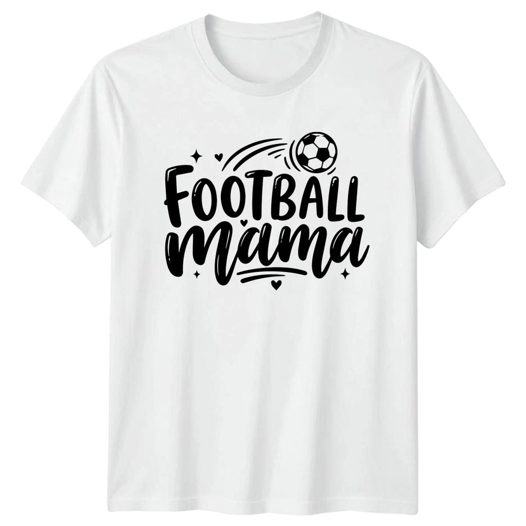 Football Mama Womens T-Shirt Soccer Mom Soccer Mothers Day Gift For Her