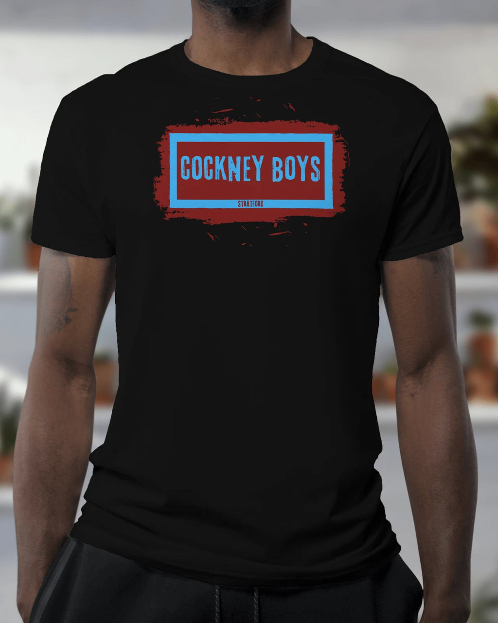 West Ham T Shirt - Cockney Boys - Retro Punk Logo - Organic - Unisex