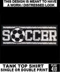 SOCCER FOOTBALL PIGSKIN GAME SPORTS GRIDIRON RUGBY PLAYER TANK TOP SHIRT WS237