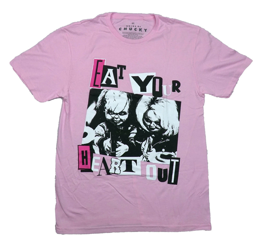Bride of Chucky Mens T-Shirt - Tiffany Valentine Eat Your Heart Out