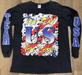Vintage 90s USA Olympic Long Sleeve T-shirt XL Freeze American Soccer