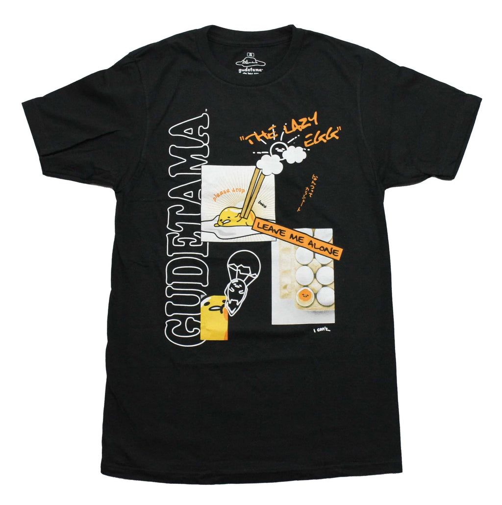 Gudetama New Adult T-Shirt - Please Leave Me Alone, The Lazy Egg