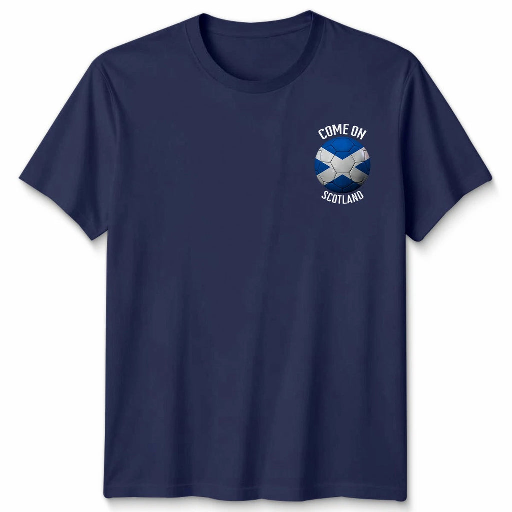 Come On Scotland Football Unisex Kids T-Shirt Country Pride Soccer Tee #WC
