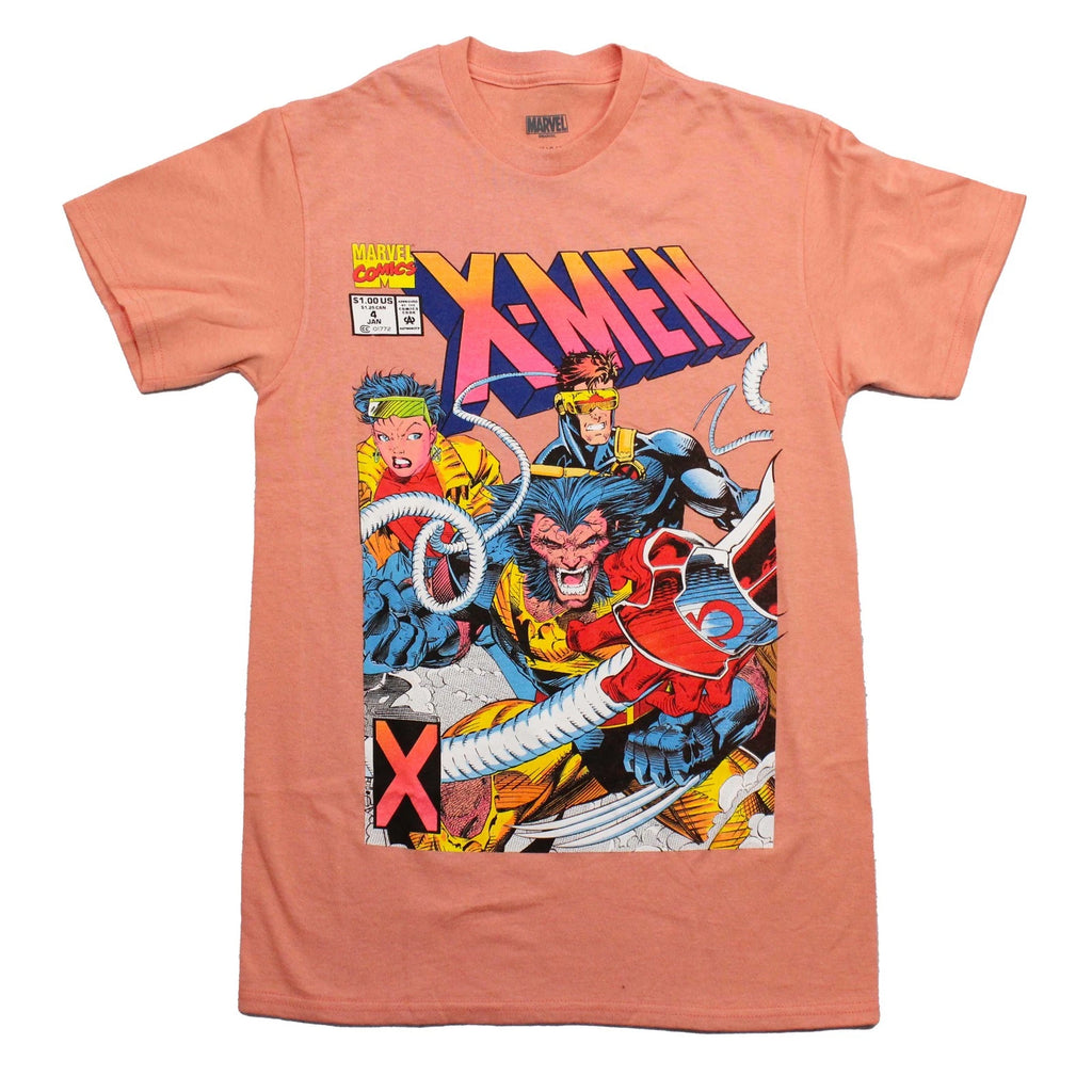 X-Men New Adult T-Shirt - Issue 4 Jim Lee Cover Wolvy Vs Omega Red