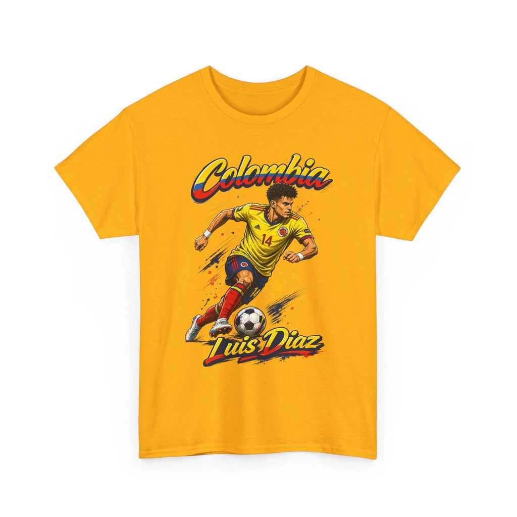 Colombia Luis Díaz Soccer Player T-Shirt | Football Jersey Style