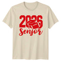 Senior 2026 T-Shirt Football Graduation Gift For Him And Her