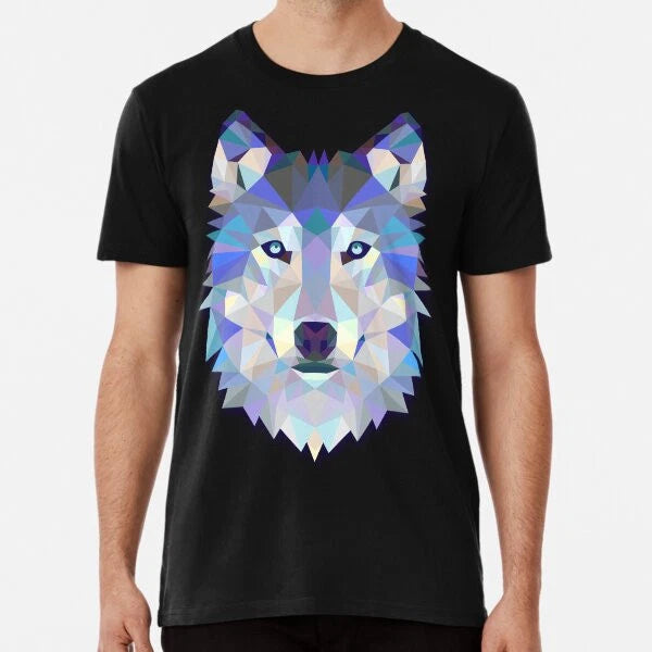 Cool Colorful Wolf  S to 5XL Made in the AU/USA T-Shirt