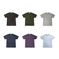 Vintage T-shirts Black Gray Green Purple Navy Silver Kids & Adult Short Sleeve