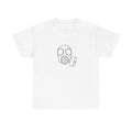 Unisex Adult T Shirt Minimalist Gas Mask Line Art
