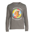 Men Autism Awareness Graphic Tshirt LS Gray "Creative Minds Think Differently XL