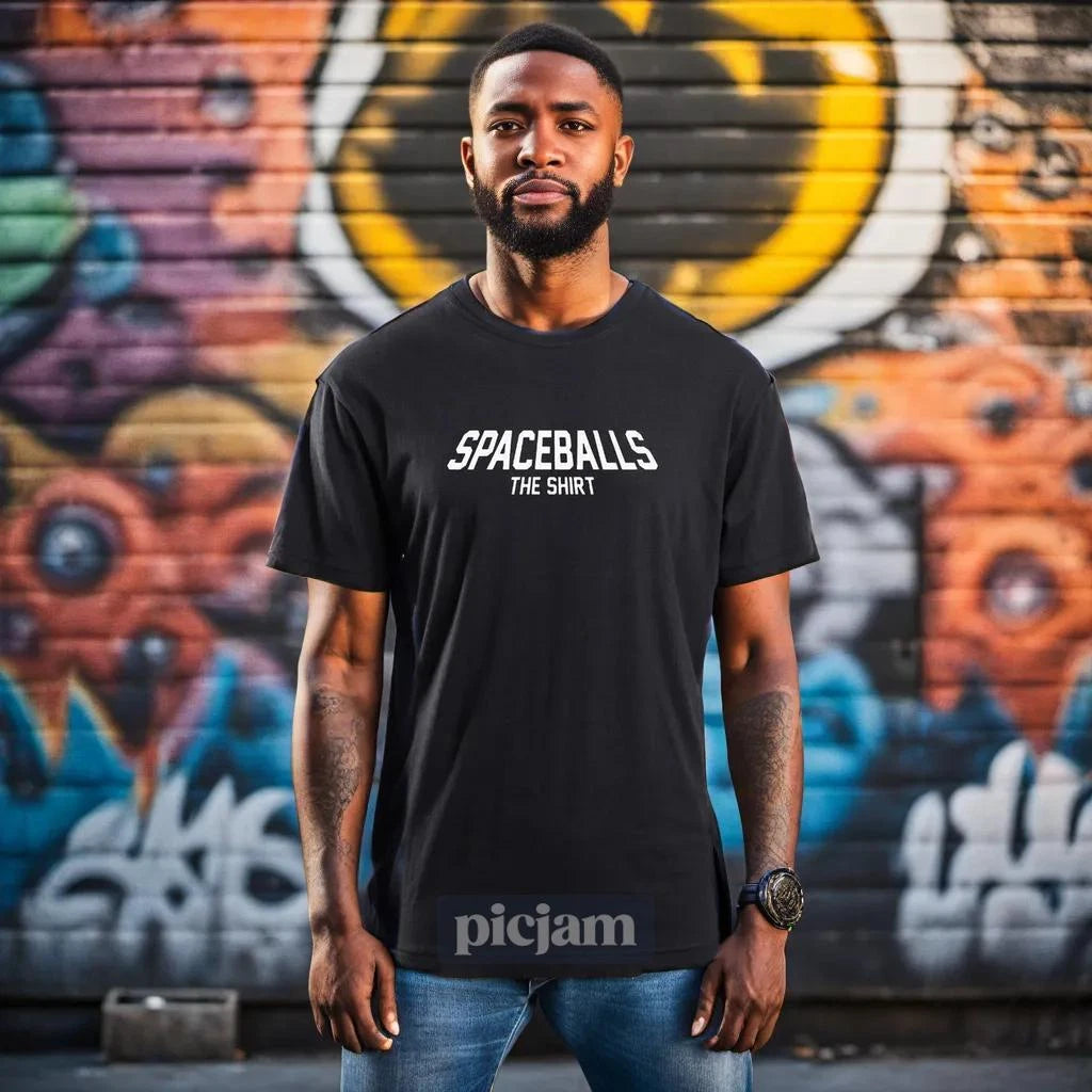 MEN WOMENS TEE TSHIRT UNISEX SPACEBALLS THE 80'S CLASSIC RETRO VHS MOVIE GIFT