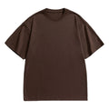 Men Solid Color Shirt Women Short Sleeves T-shirt Couples Crew Neck Tops