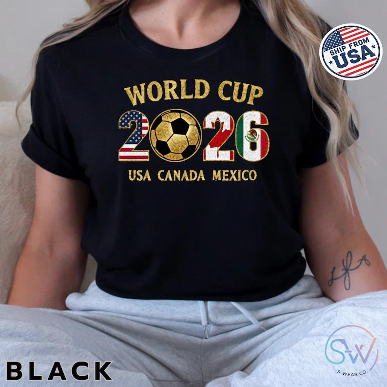 2026 World Cup Soccer Fan Shirt, Football Supporter Shirt