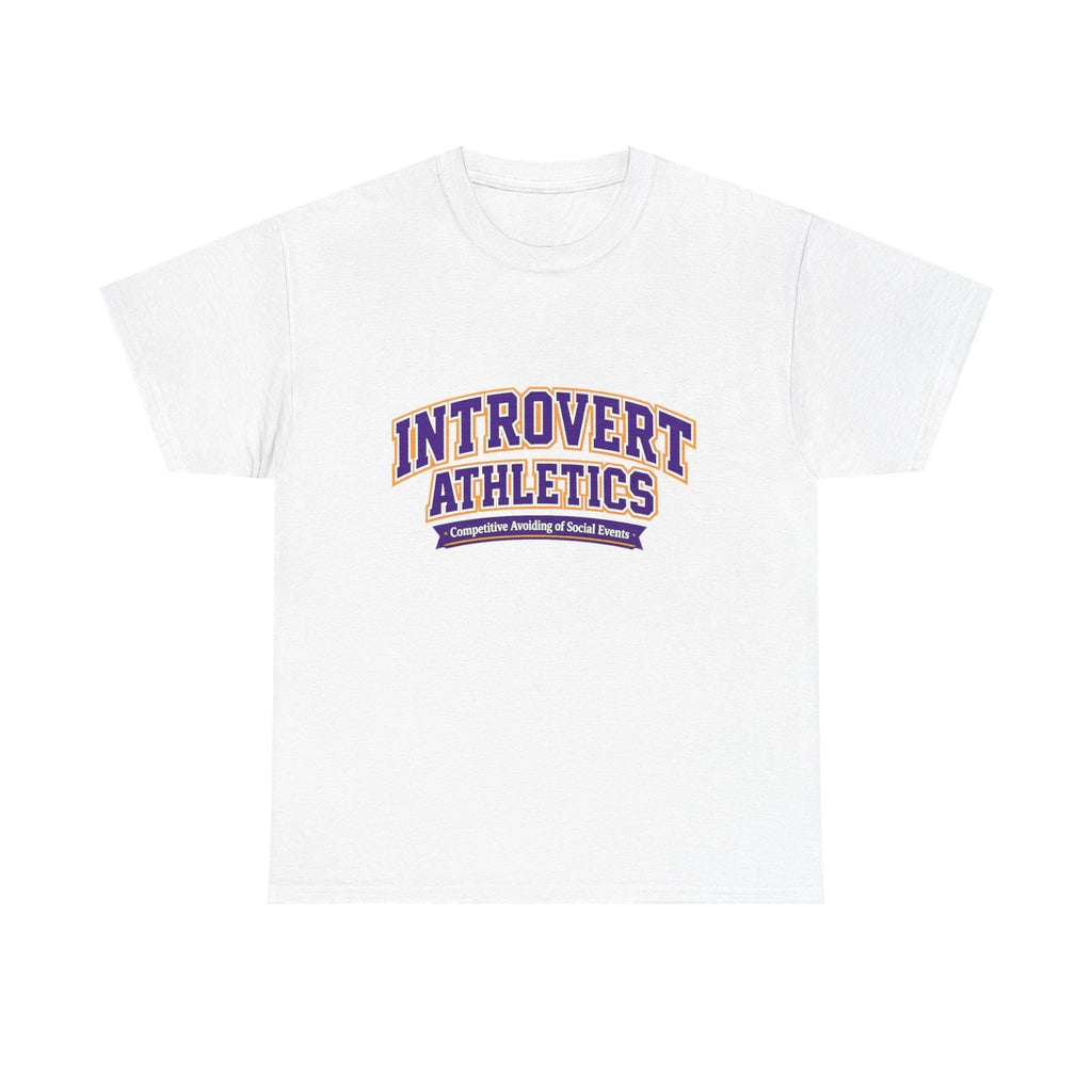 Introvert Athletics tee | Funny Collegiate style introvert graphic T-Shirt