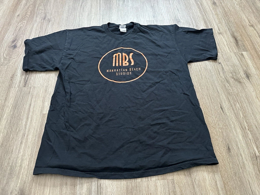 Manhattan Beach Studios MBS Gildan Black Tee T-Shirt Size XL
