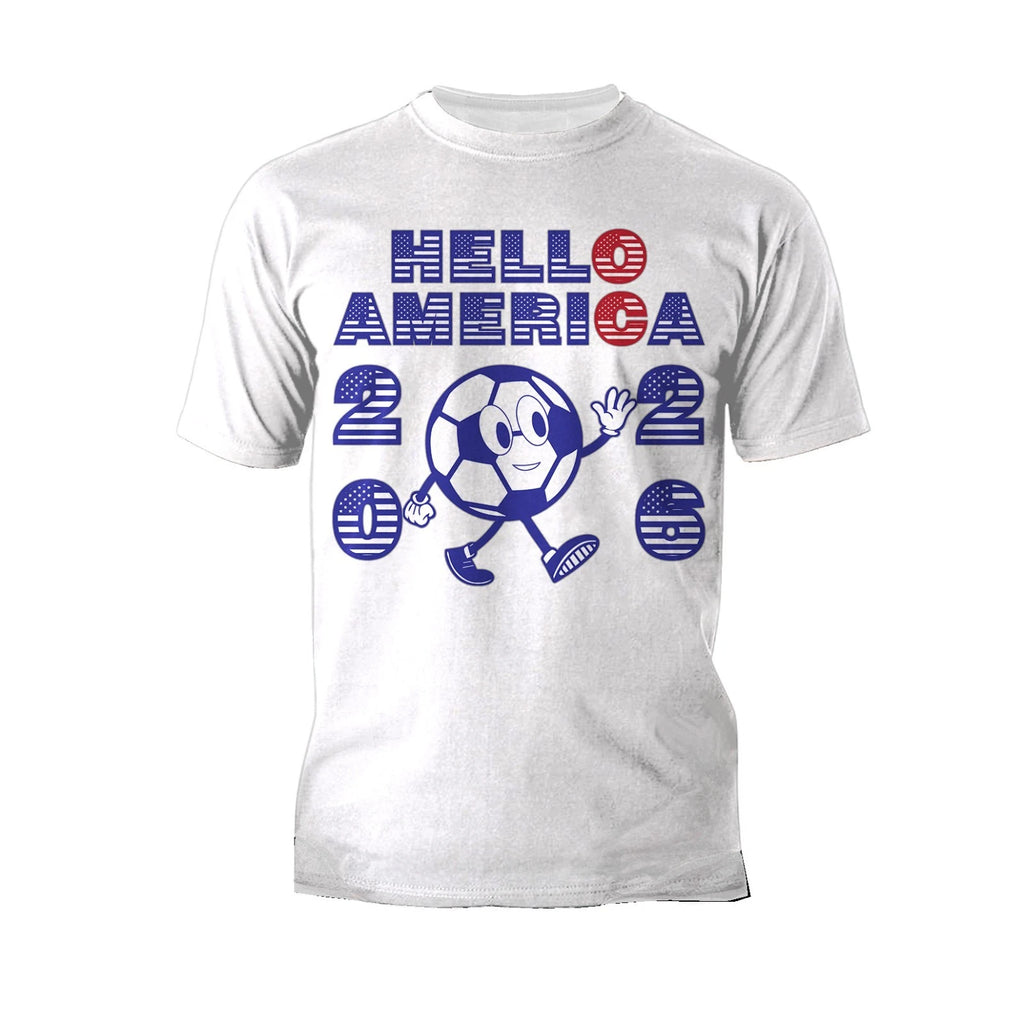 Hello America Soccer 2026 Host Fan Football Art Official Men's T-Shirt