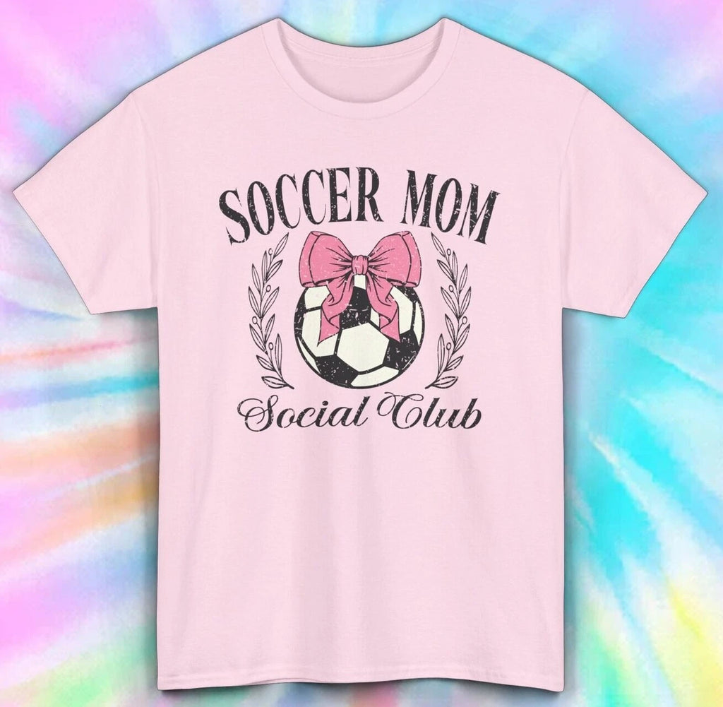 Soccer Mom Social Club Shirt | Funny Soccer Mom Gift Tee | S-5XL