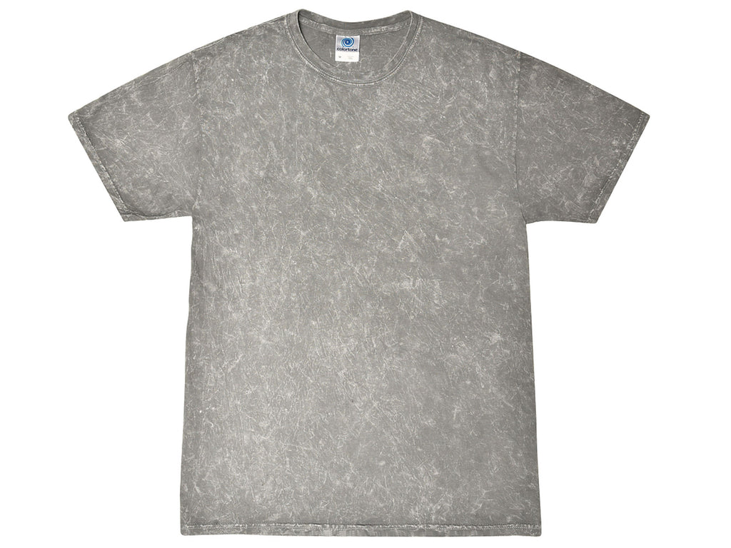 Mineral Wash Vintage Gray T-Shirts Adult S to 3XL Short Sleeve 100% Cotton