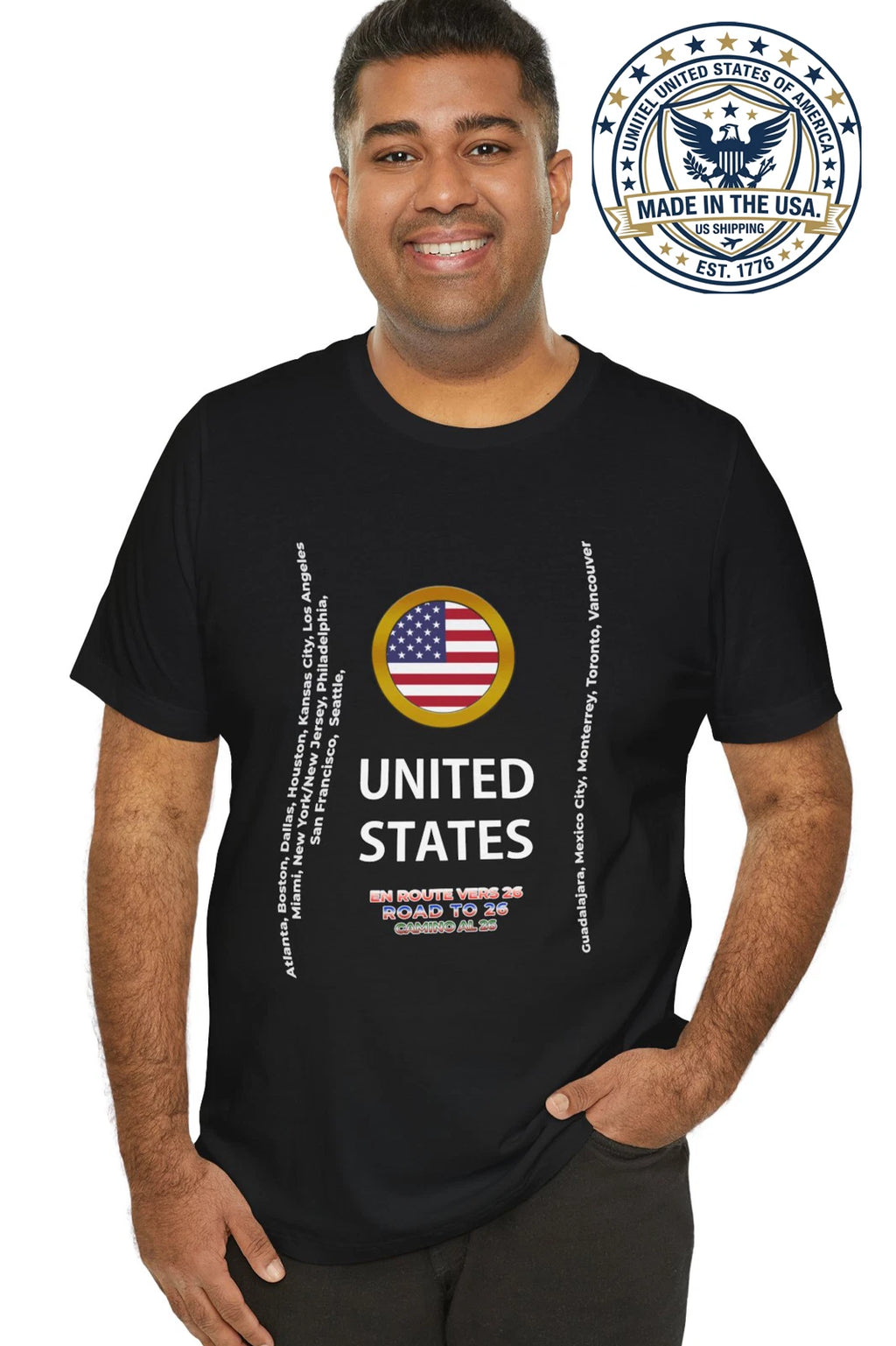2026 Soccer Fan Shirt, Country Soccer Fan Apparel, World Tournament 2026 Shirt
