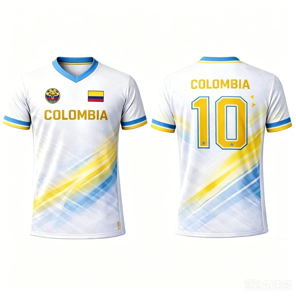 Colombia Football Shirt 2026 World Cup T-Shirts Colombia Team Shirts Polyester