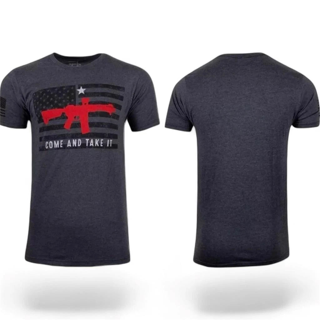 New Men's Howitzer Don't Try It Black Gray Come and Take It Y2K Tee T-Shirt S-XL