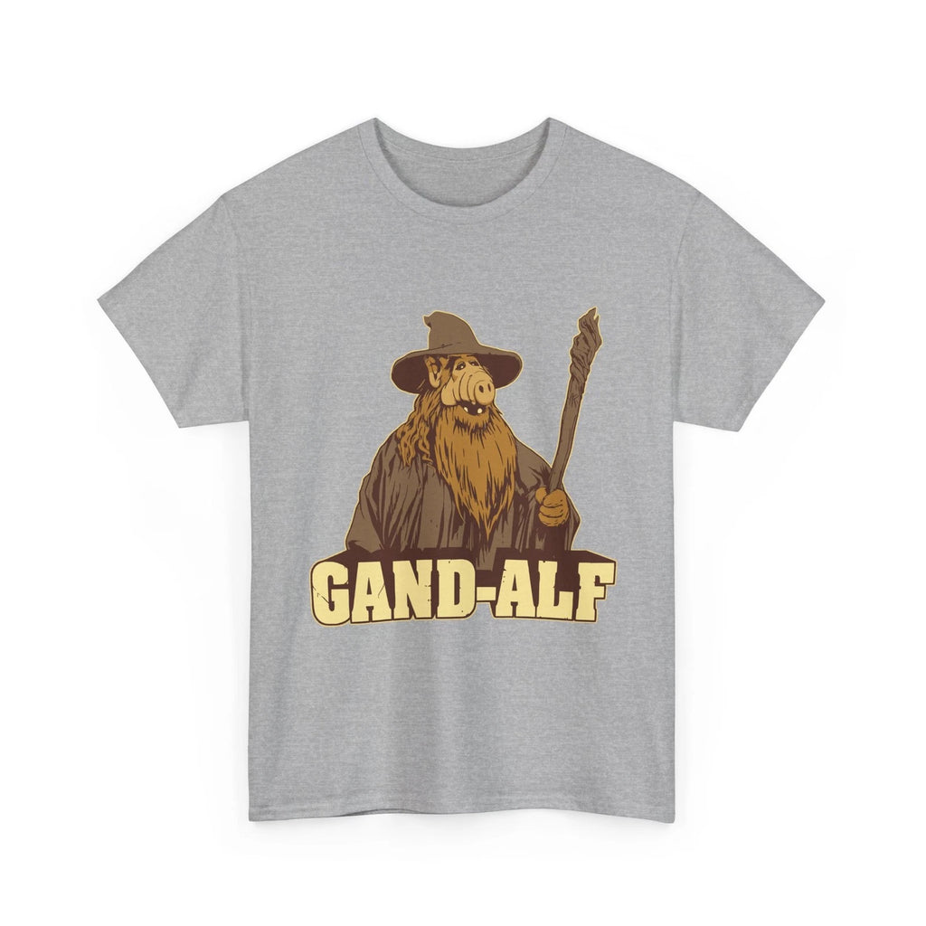 T-shirt Alf & Gandalf pun in ironic Gand-ALF 100% cotton sizes S-XL++ unisex